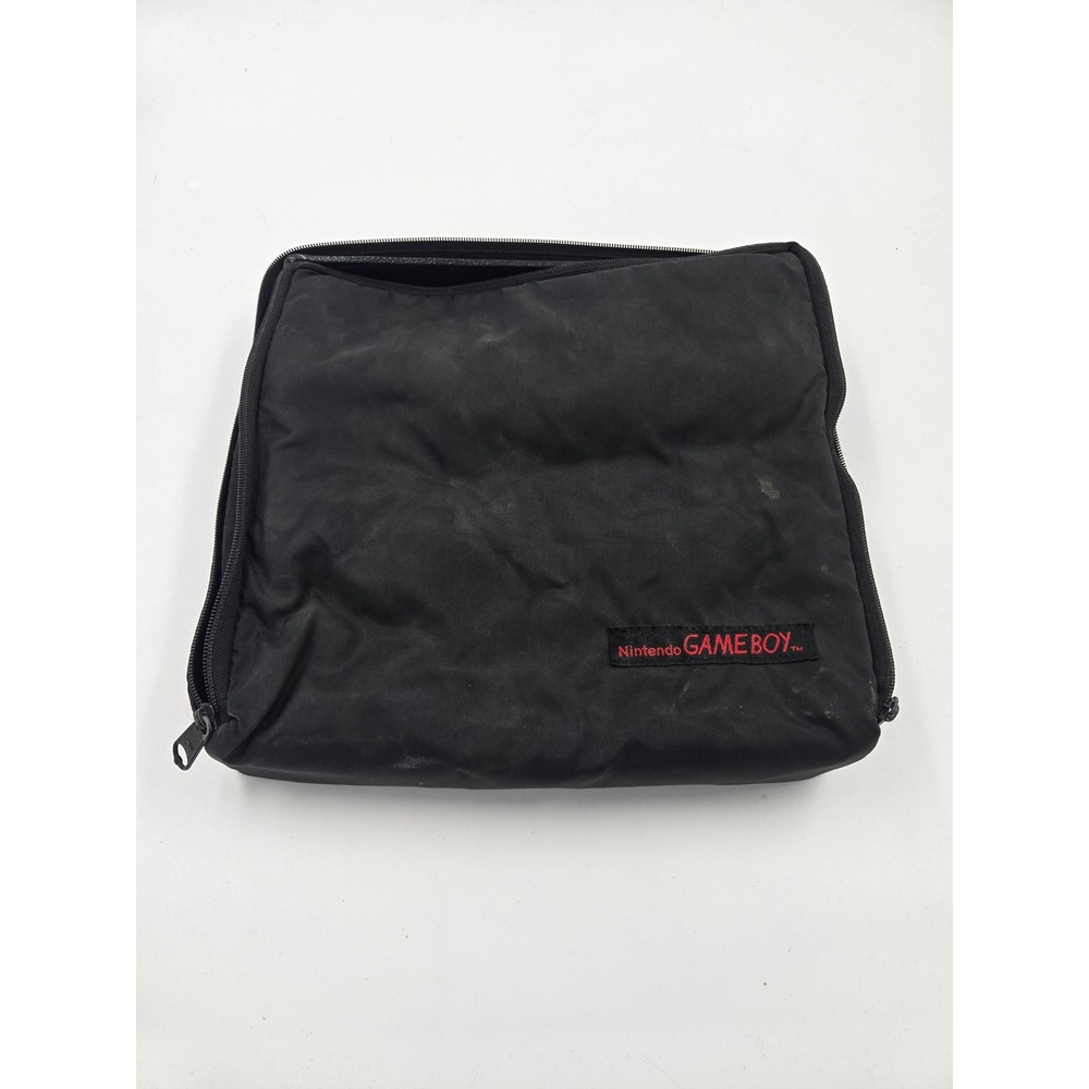 Vintage Nintendo Game Boy Black Nylon Carrying Case Molded Plastic Insert DMG-01